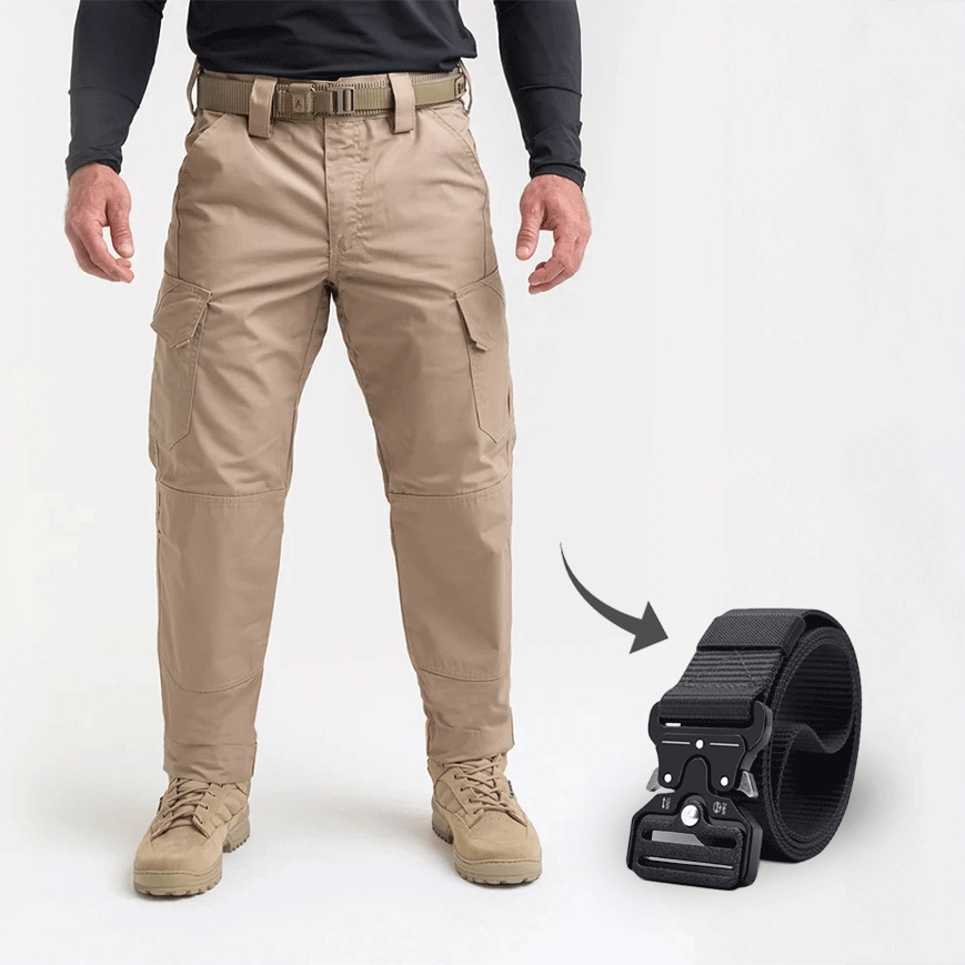 Pantalon Tactique Militaire WarriorWear™ (+ Ceinture Tactique Gratuite)