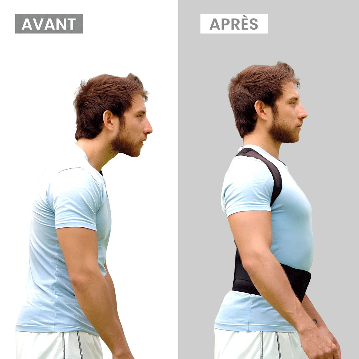 Correcteur de Posture – Améliorez Votre Posture Instantanément! (1 Acheté, 1 Offert)