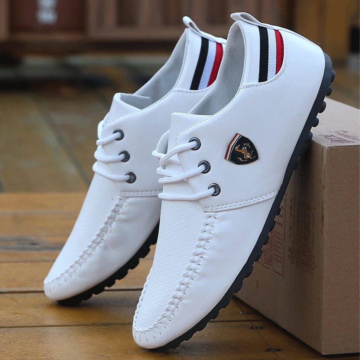 Mocassin en Cuir Ferrari® – Élégance et Confort + Cadeau Exclusif