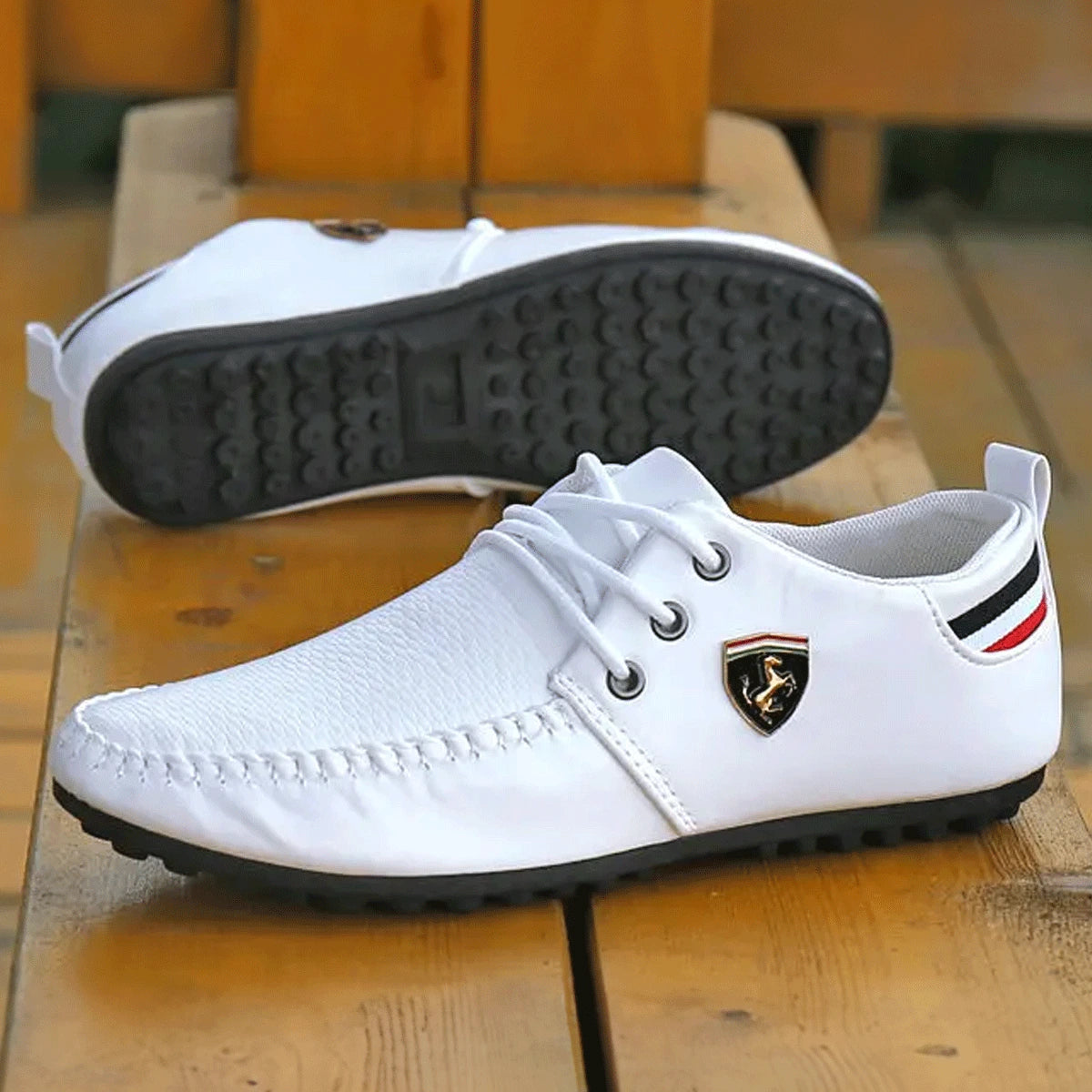 Mocassin en Cuir Ferrari® – Élégance et Confort + Cadeau Exclusif