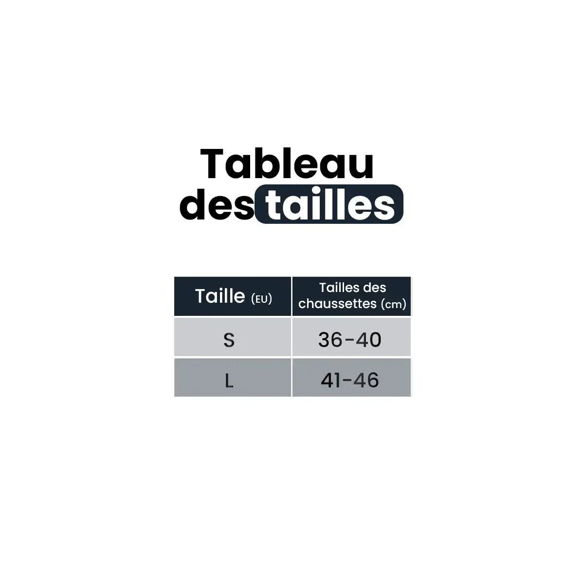 Guide des tailles