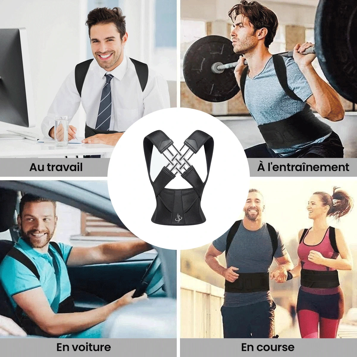 Correcteur de Posture – Améliorez Votre Posture Instantanément! (1 Acheté, 1 Offert)